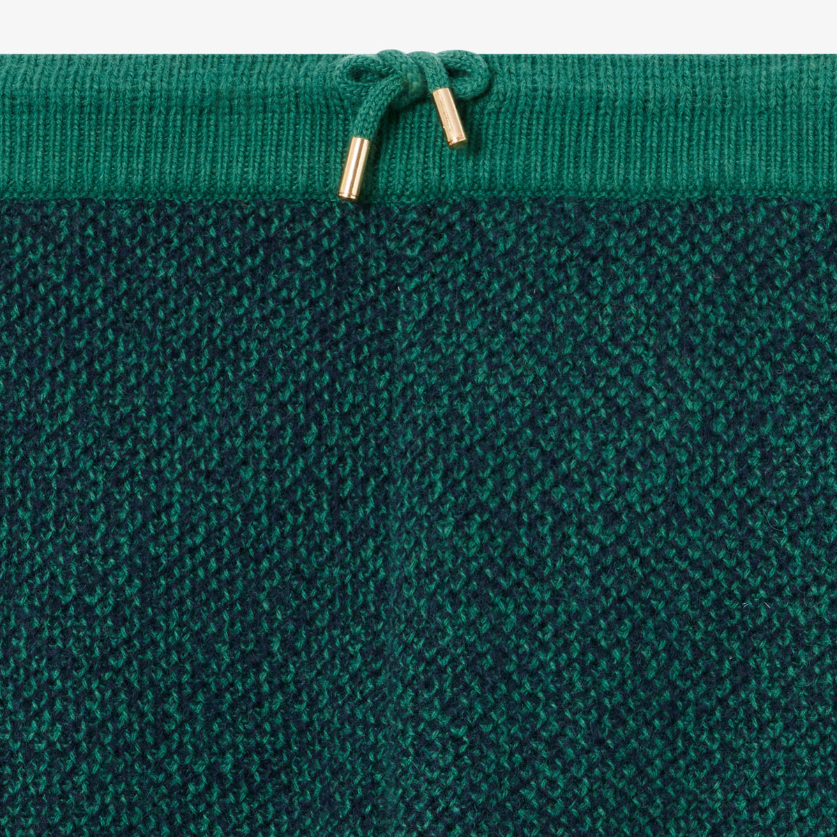 BLKVIS 2TONE STRUCTURE KNIT PANTS - HUNTER GREEN