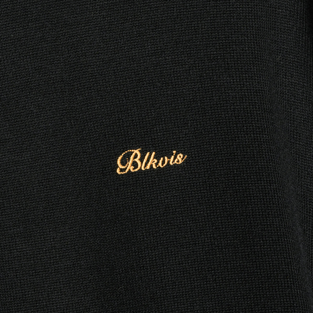 BLKVIS SCRIPT ROLLNECK SWEATER - BLACK