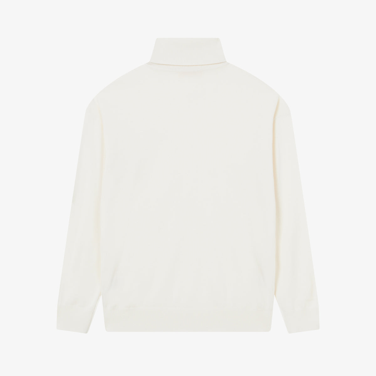 BLKVIS SCRIPT ROLLNECK SWEATER - ANTIQUE WHITE