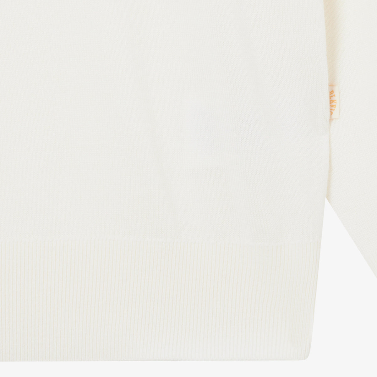 BLKVIS SCRIPT ROLLNECK SWEATER - ANTIQUE WHITE