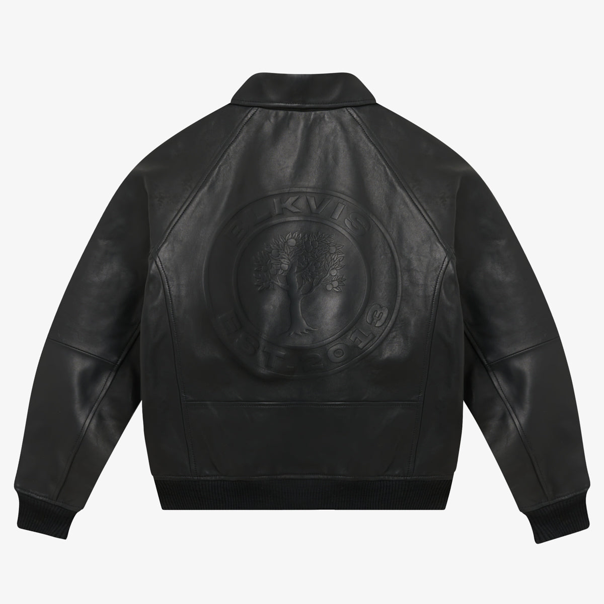 SOURCE LEATHER JACKET - BLACK