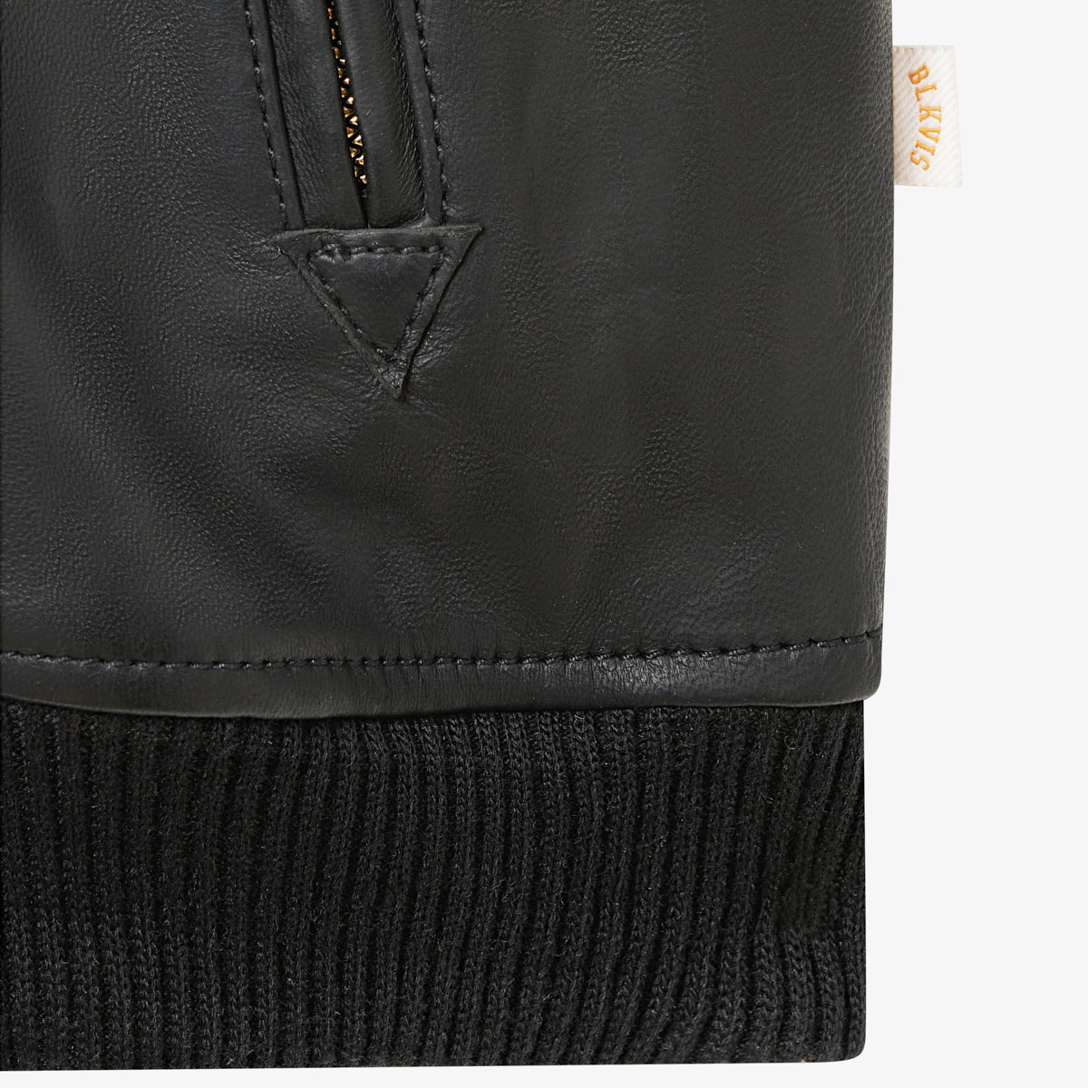 SOURCE LEATHER JACKET - BLACK