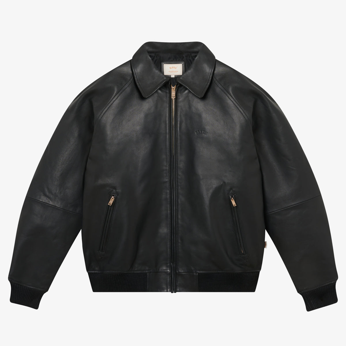 SOURCE LEATHER JACKET - BLACK