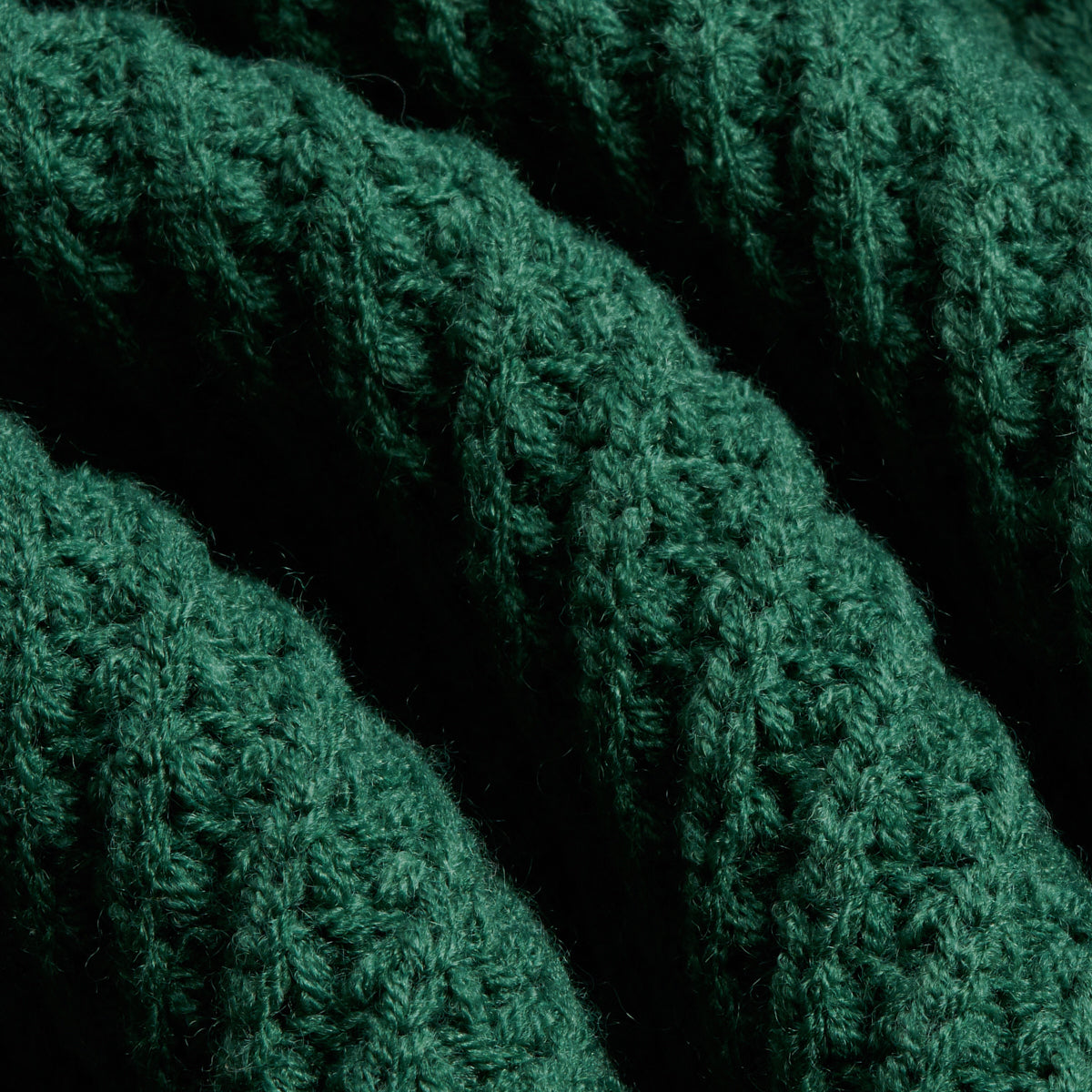 FULL ZIP CARDIGAN - HUNTER GREEN