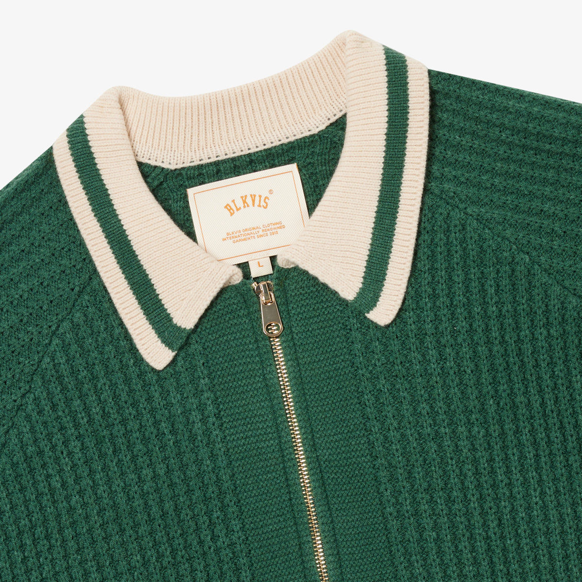 FULL ZIP CARDIGAN - HUNTER GREEN