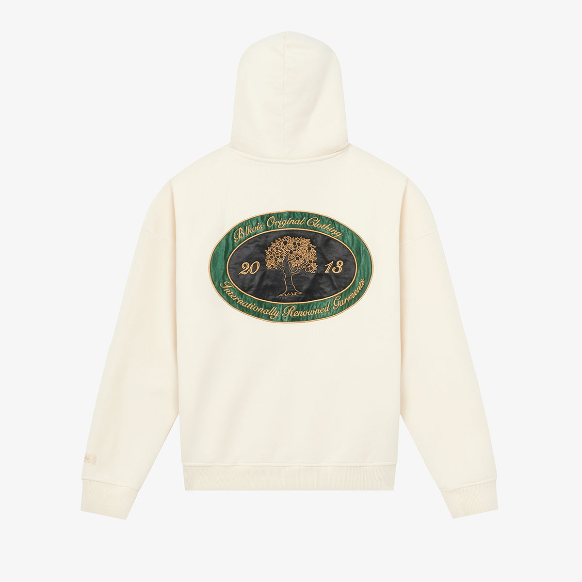 B.O.C. ZIP HOODY - ANTIQUE WHITE