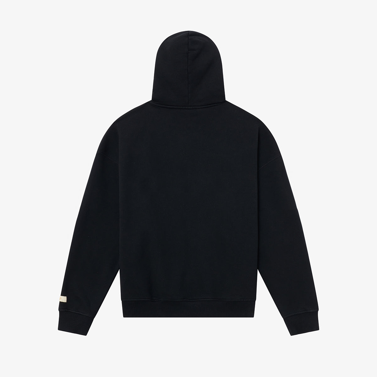 SCRIPT LOGO ZIP HOODY - BLACK