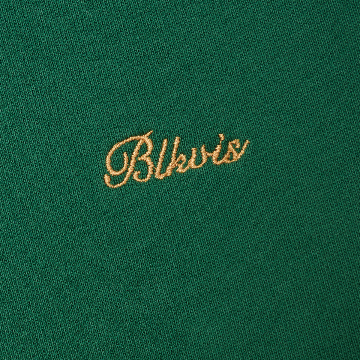 SCRIPT LOGO ZIP HOODY - HUNTER GREEN