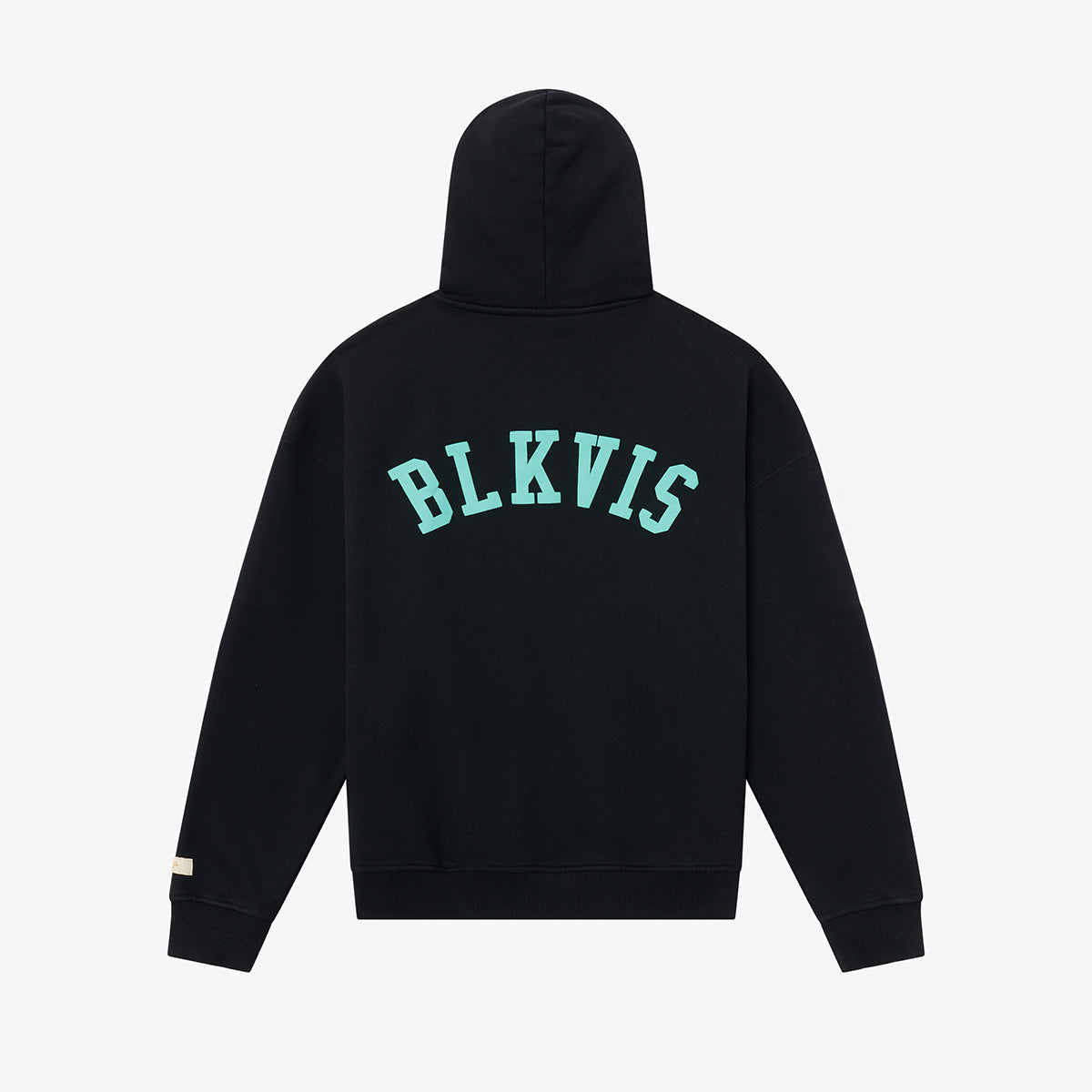 LOGO ZIP HOODY - BLACK