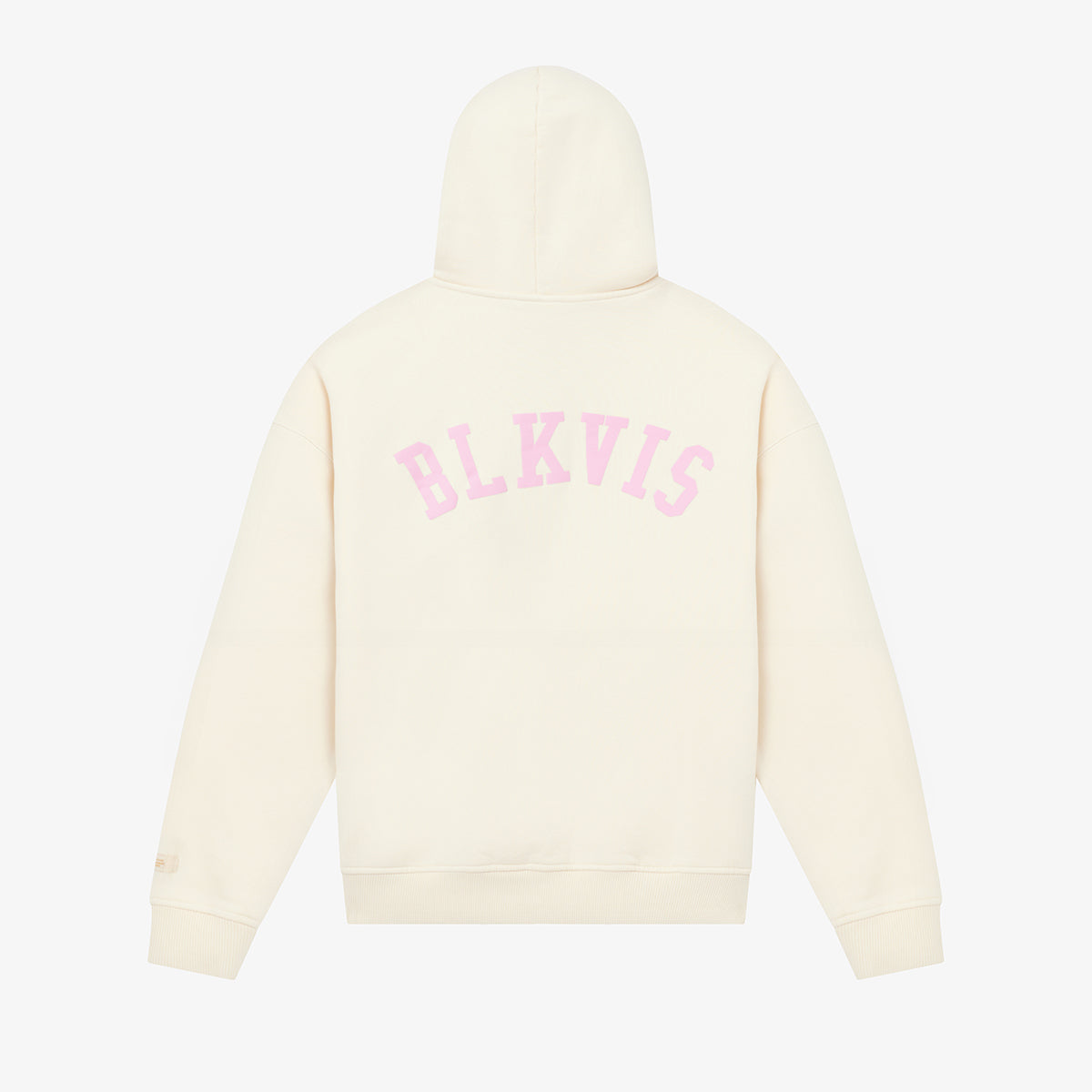 LOGO ZIP HOODY - ANTIQUE WHITE