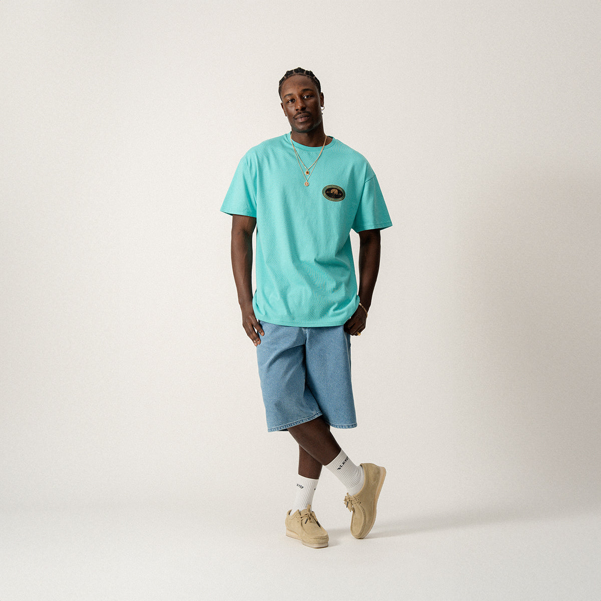 B.O.C. TEE - BLUE TURQUOISE