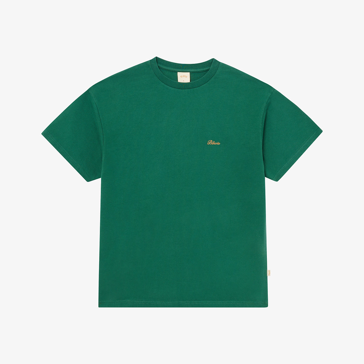 T-SHIRT AVEC LOGO SCRIPT - VERT CHASSEUR