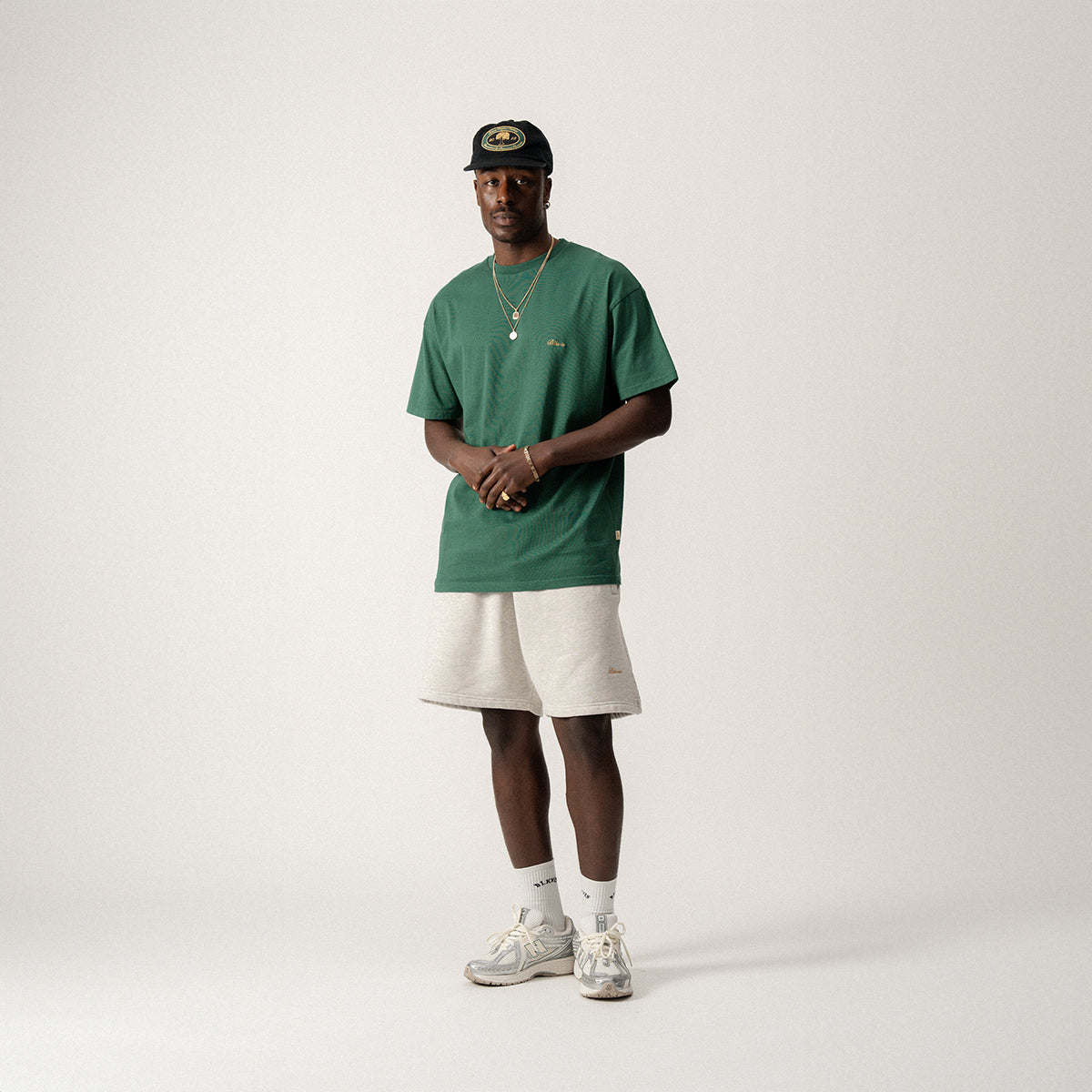 SCRIPT LOGO TEE - HUNTER GREEN