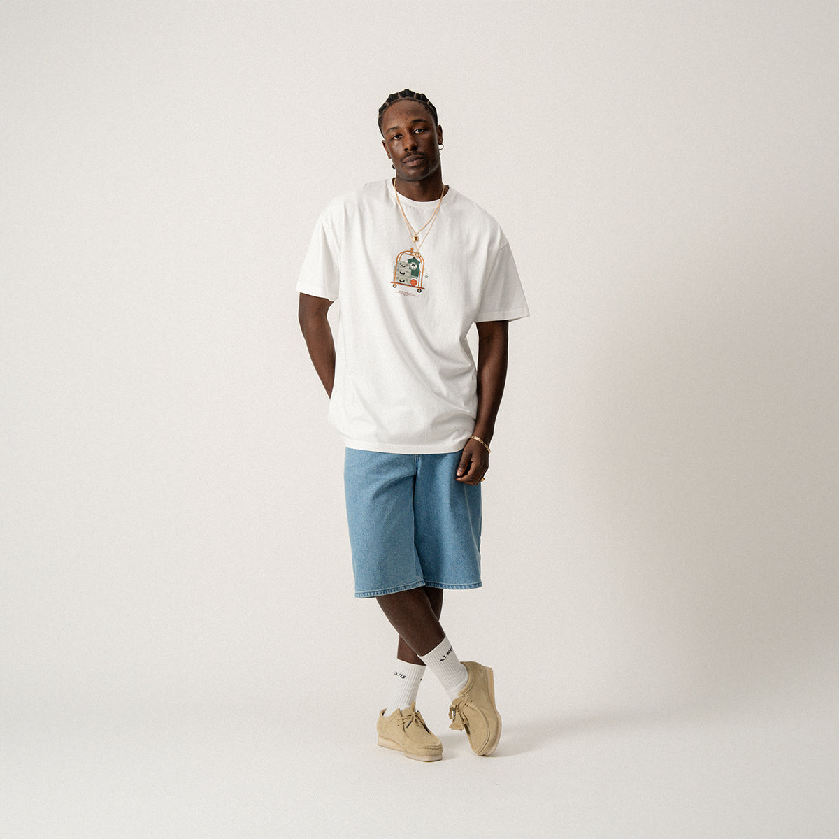 TROLLEY TEE - WHITE