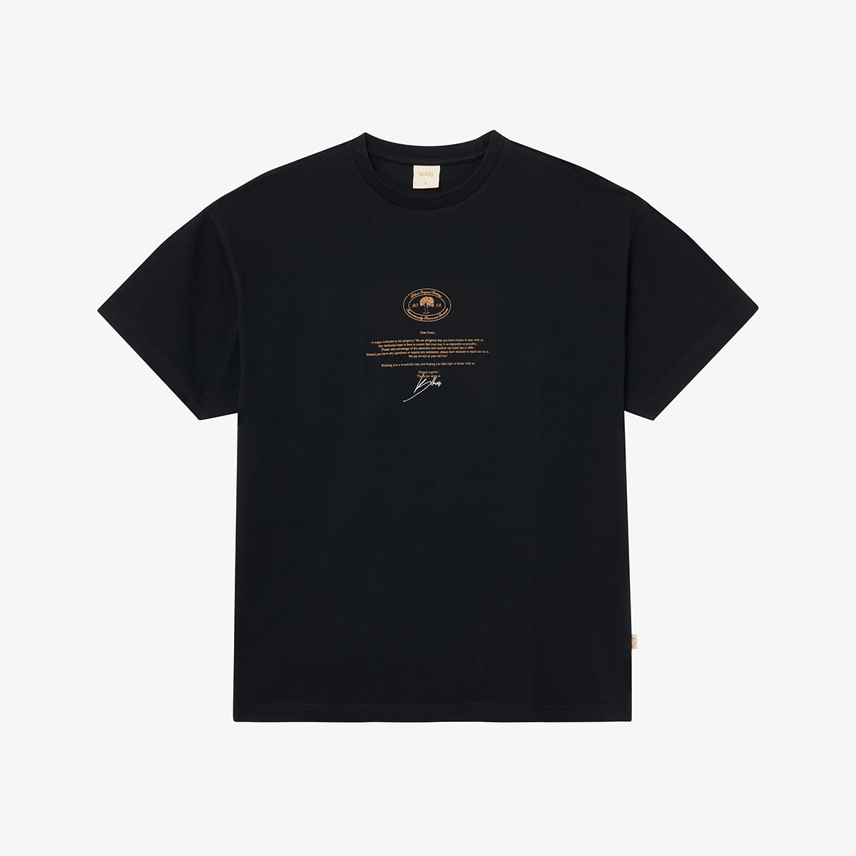 BENVENUTO TEE - BLACK