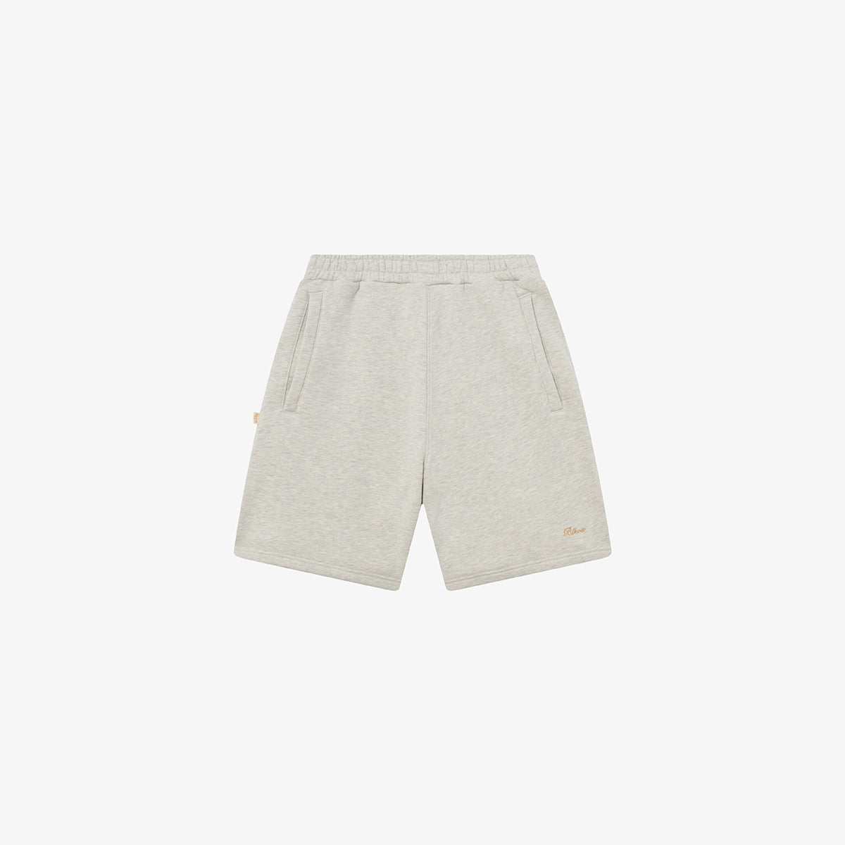 SCRIPT LOGO SWEATSHORTS - HEATHER GREY