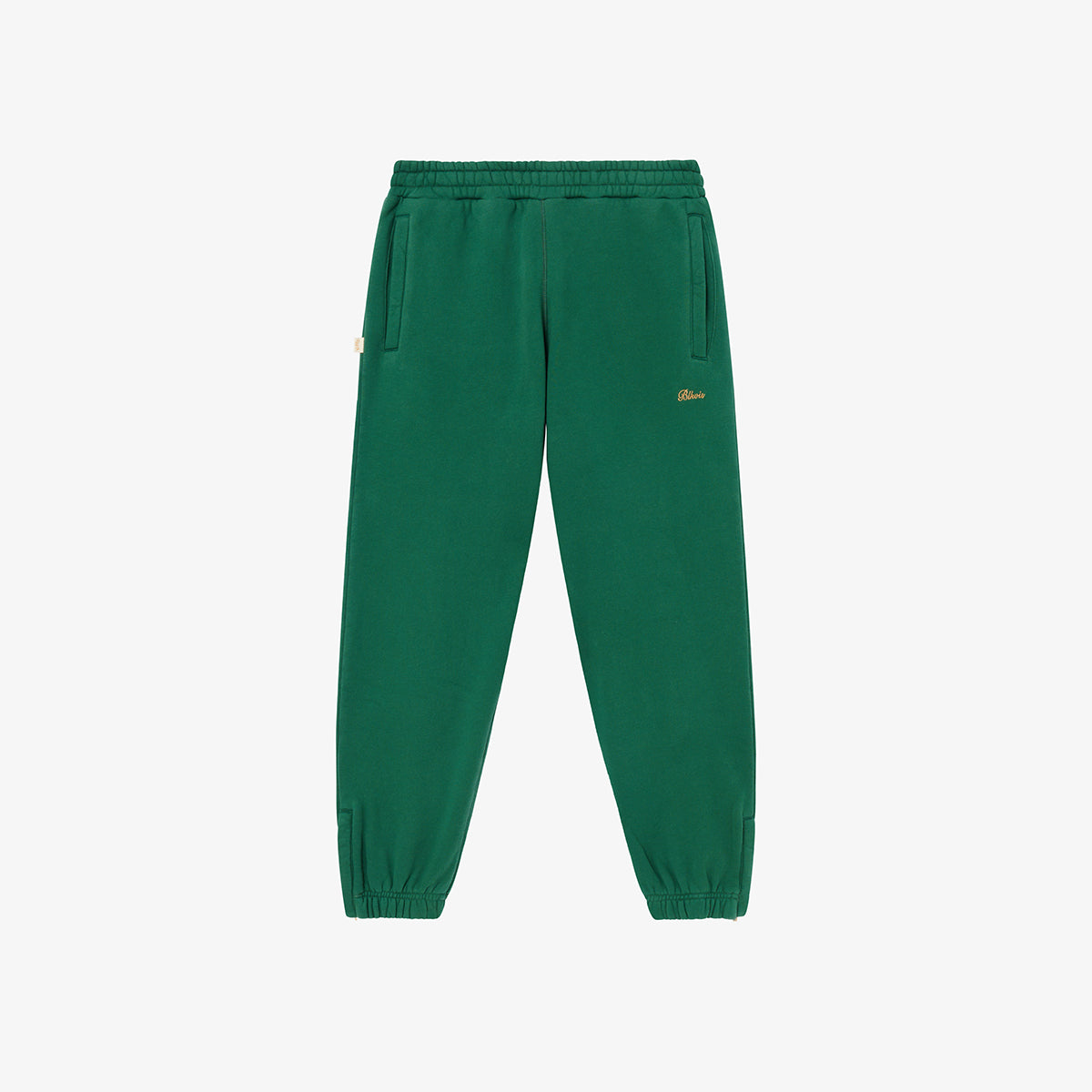 PANTALON DE SWEAT AVEC LOGO SCRIPT - VERT CHASSEUR