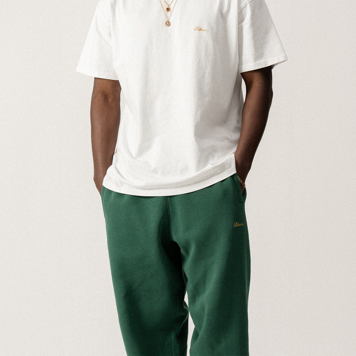 SCRIPT LOGO SWEATPANTS - HUNTER GREEN