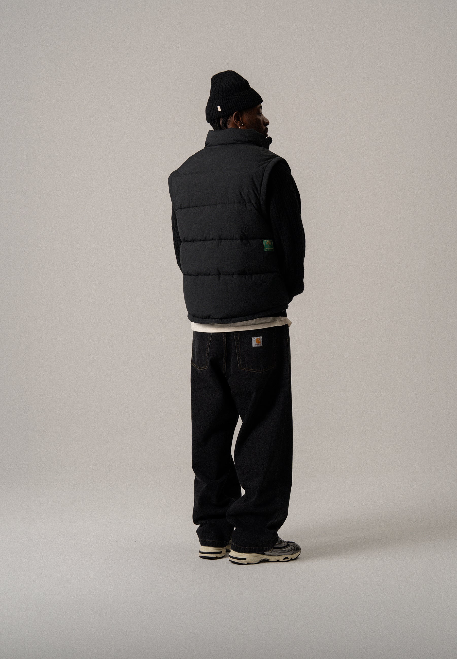 BLKVIS PADDED VEST - BLACK