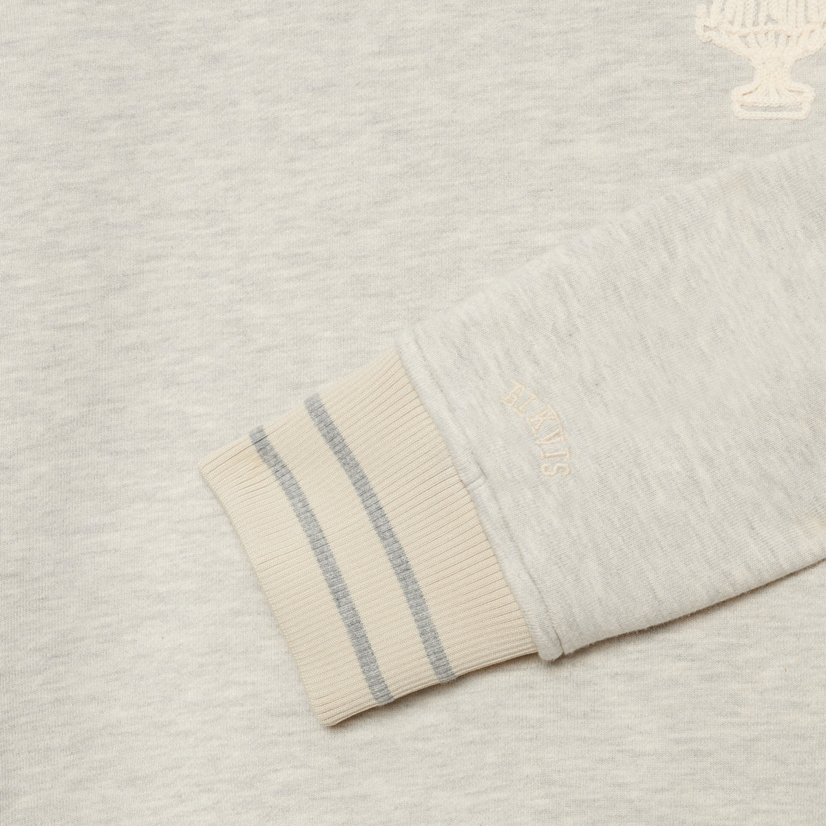 BLKVIS VASO CREWNECK - LIGHT GREY HEATHER