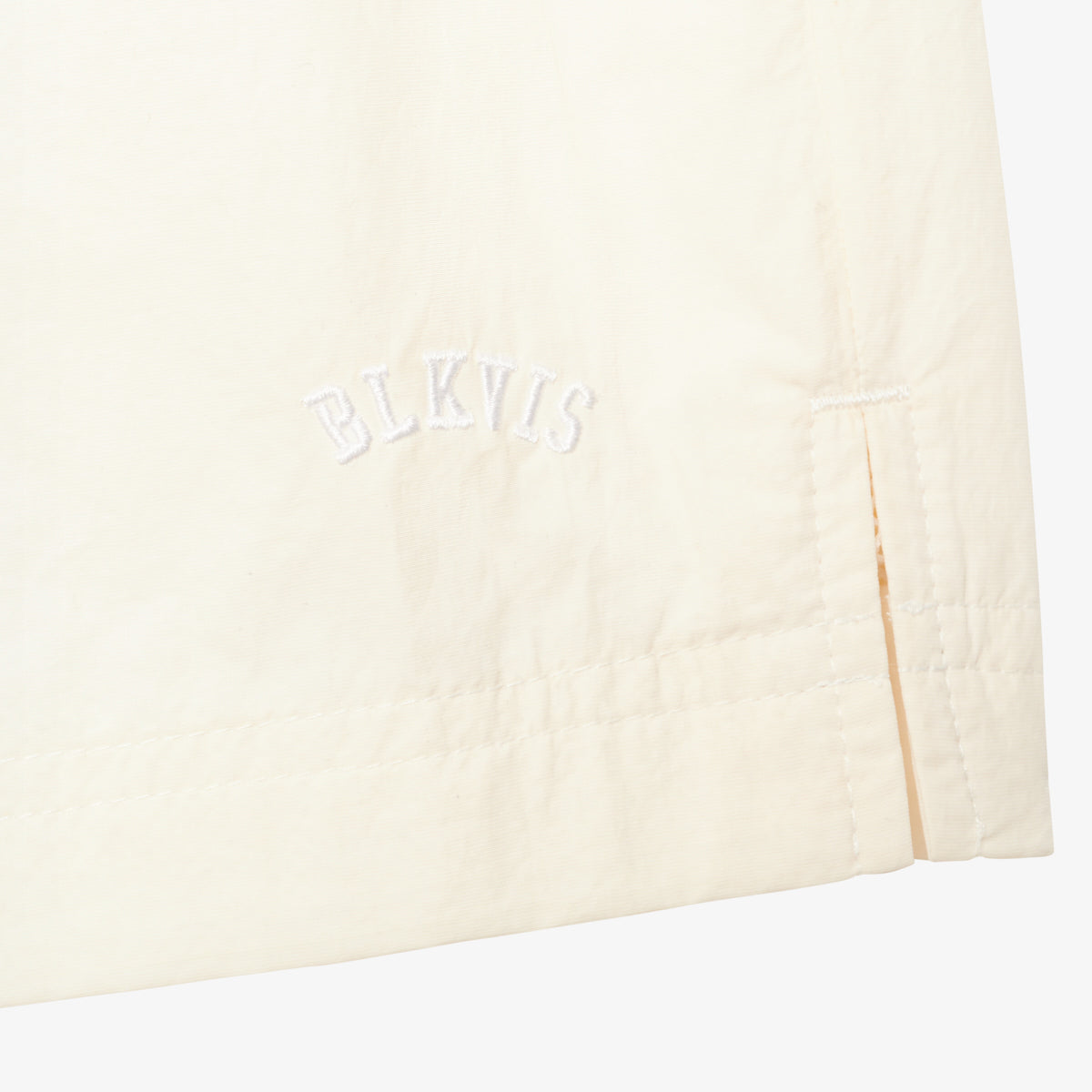 BLKVIS LOGO TRACK SHORTS - ANTIQUE WHITE