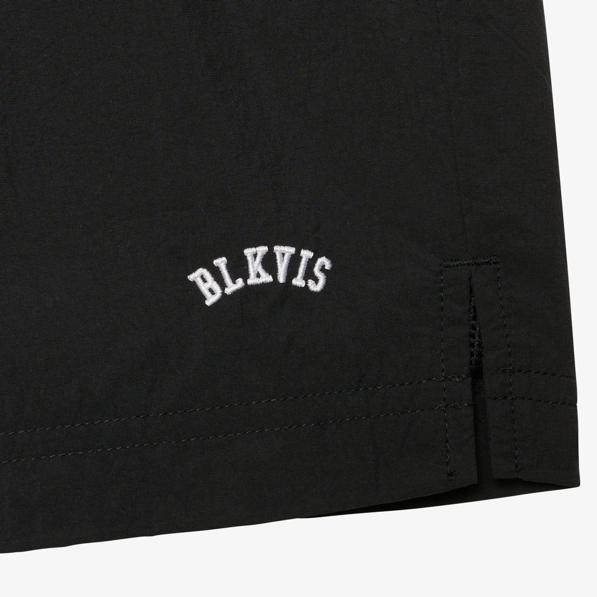 BLKVIS LOGO TRACK SHORTS - BLACK