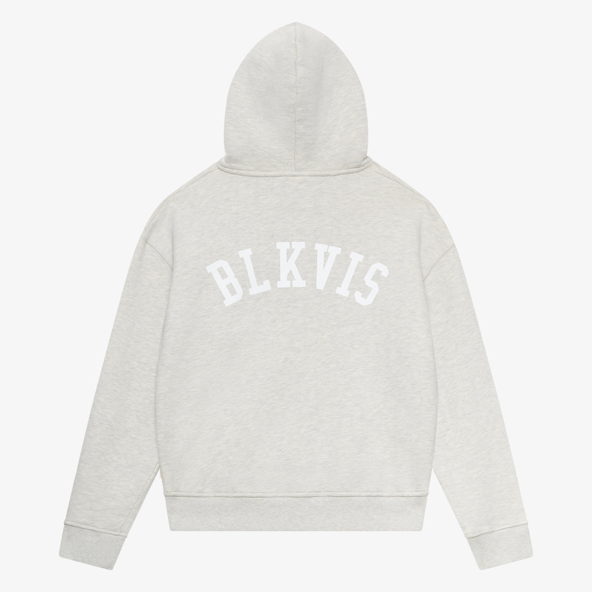 BLKVIS LOGO HOODY - LIGHT GREY HEATHER