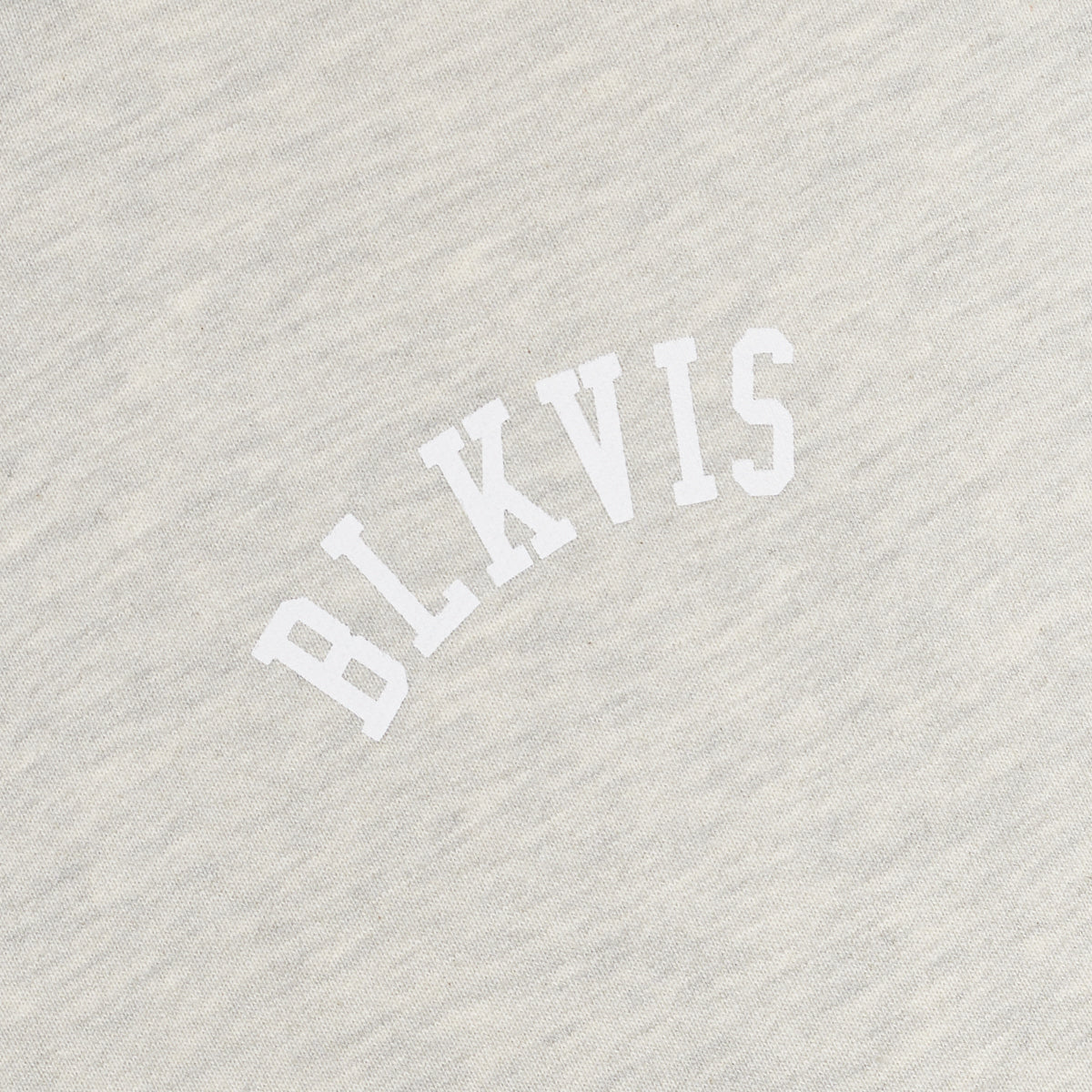 BLKVIS LOGO HOODY - LIGHT GREY HEATHER