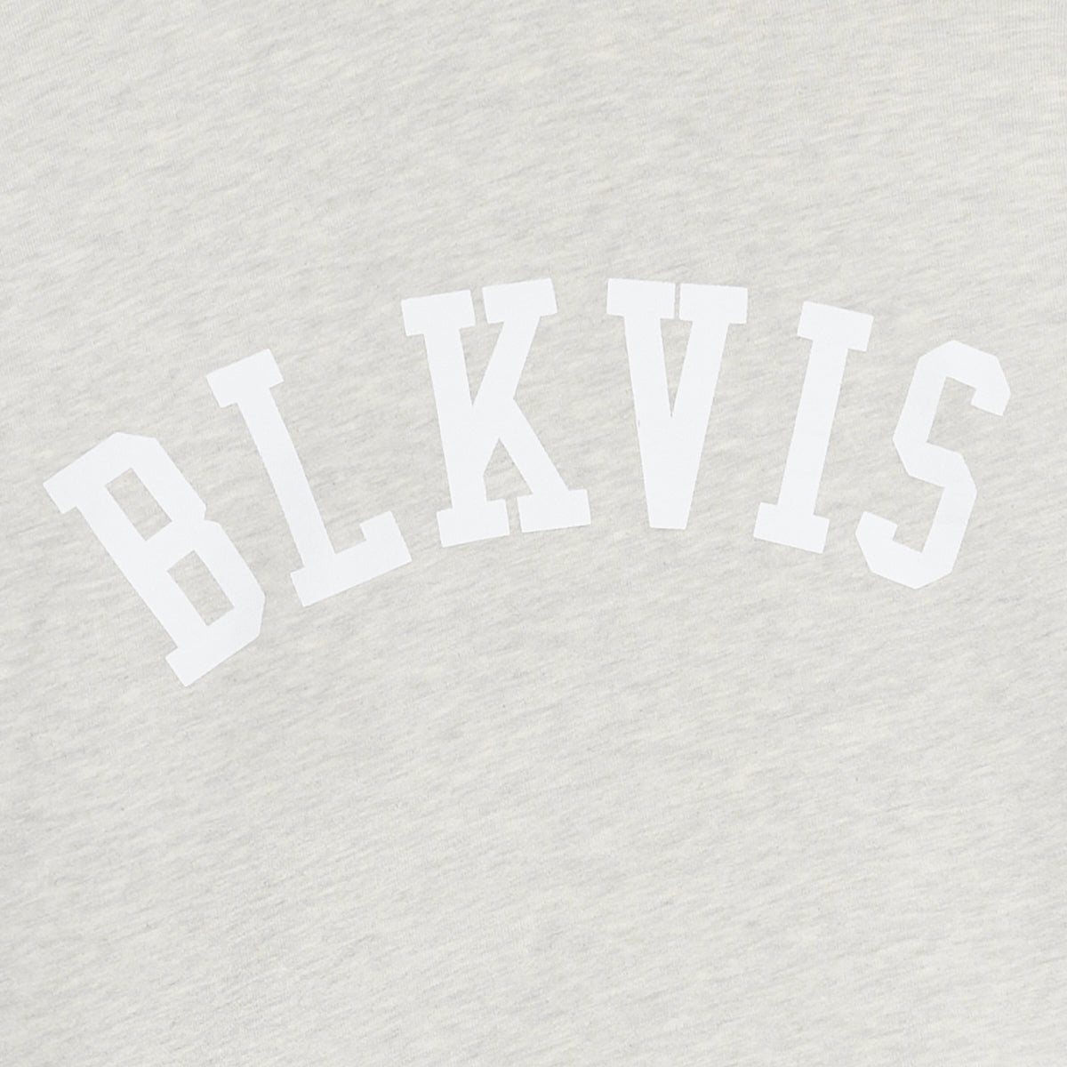 BLKVIS LOGO HOODY - LIGHT GREY HEATHER