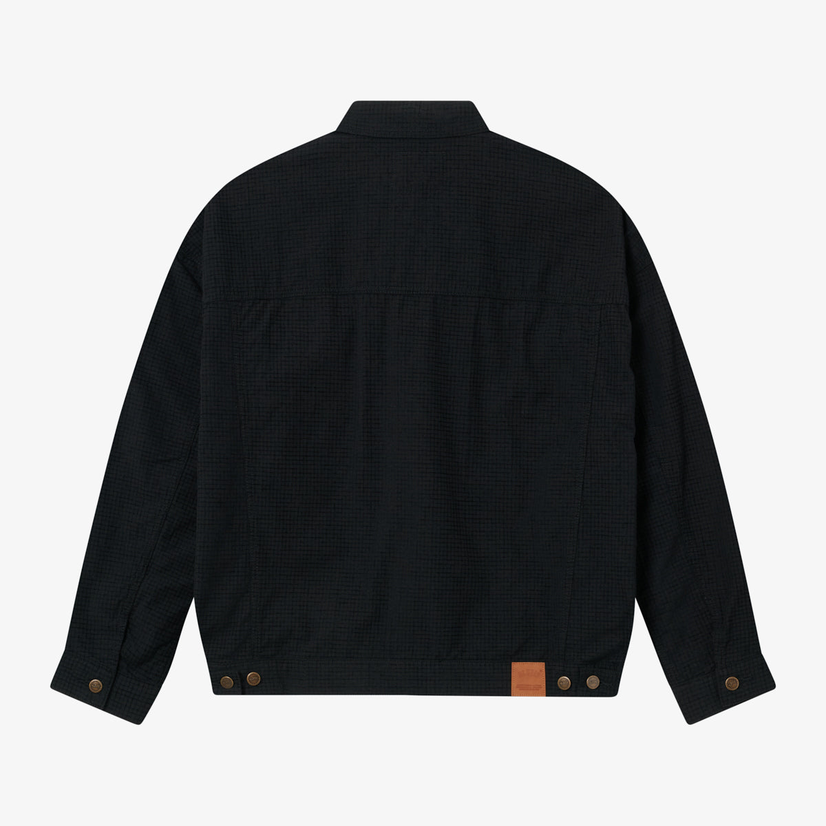 BLKVIS CHECKED CHENILLE JACKET - BLACK