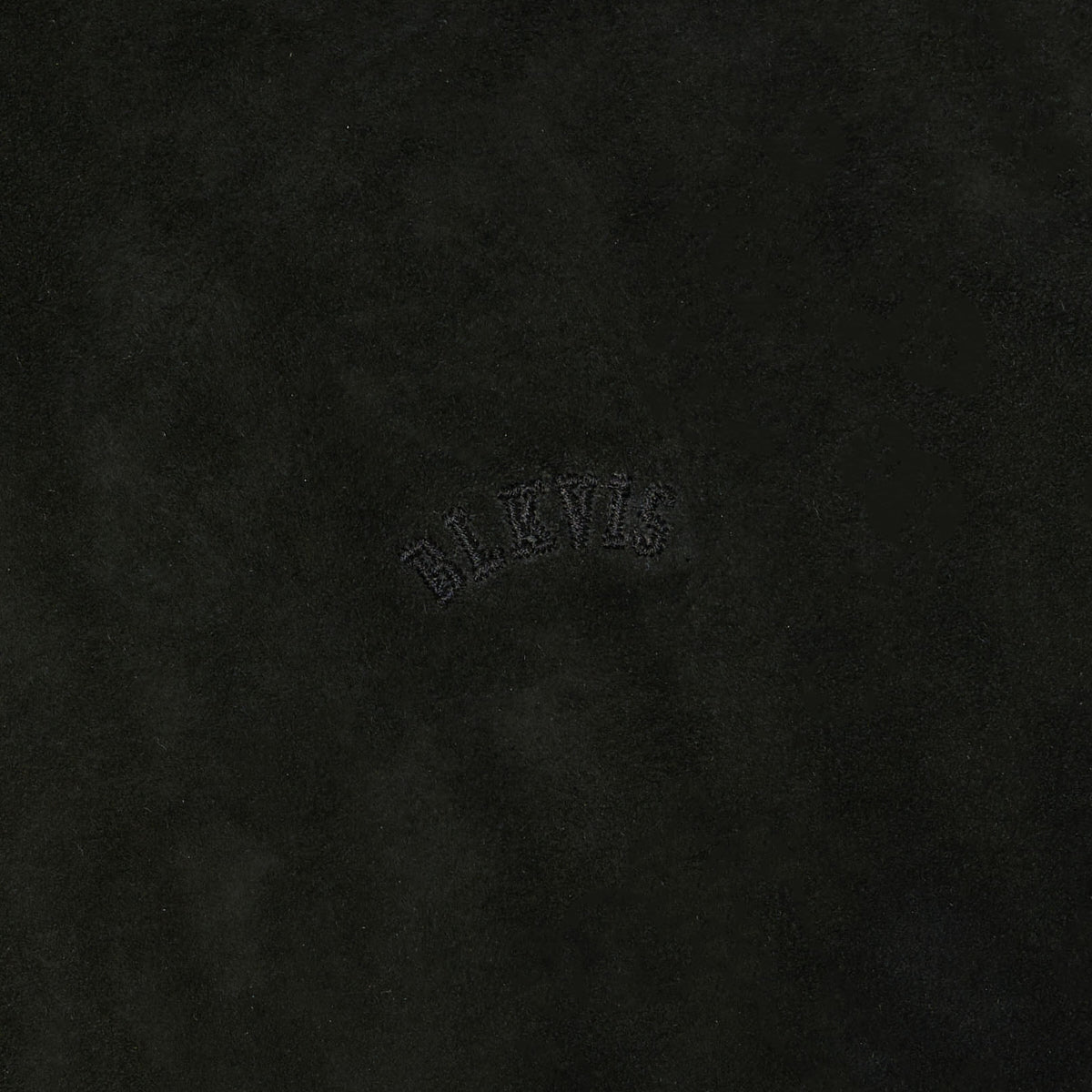 BLKVIS HOODED LEATHER JACKET - BLACK