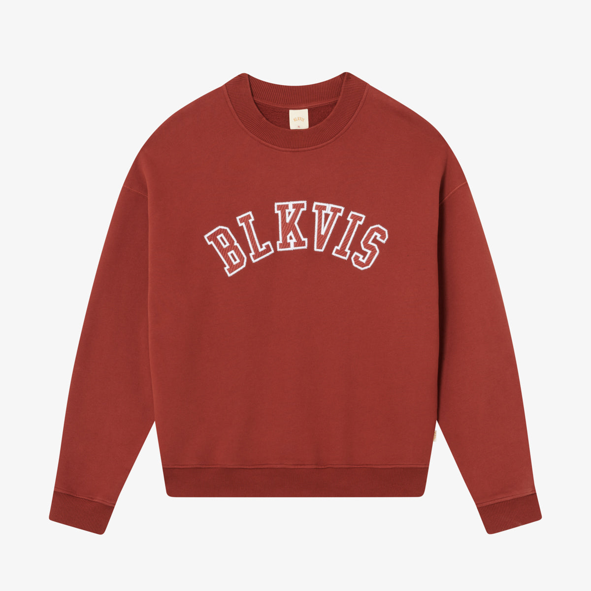 BLKVIS LOGO CREWNECK - MADDER BROWN