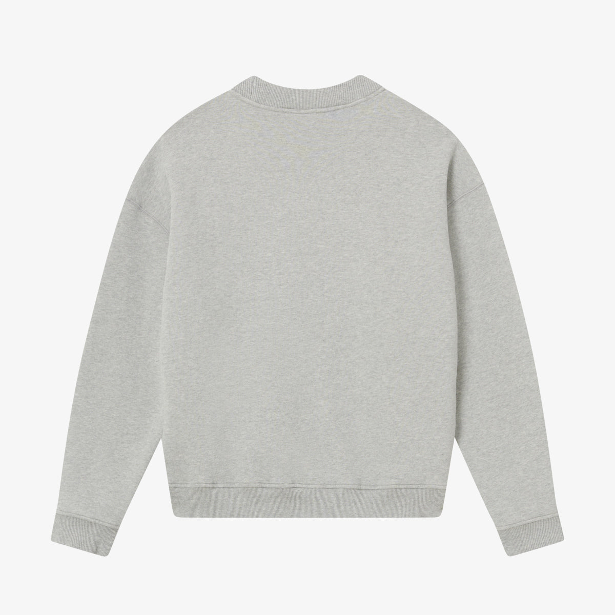 BLKVIS LOGO CREWNECK - MID GREY HEATHER