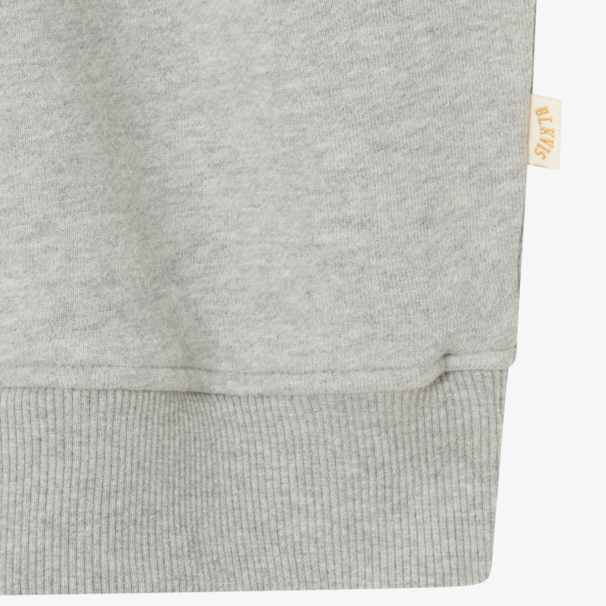 BLKVIS LOGO CREWNECK - MID GREY HEATHER