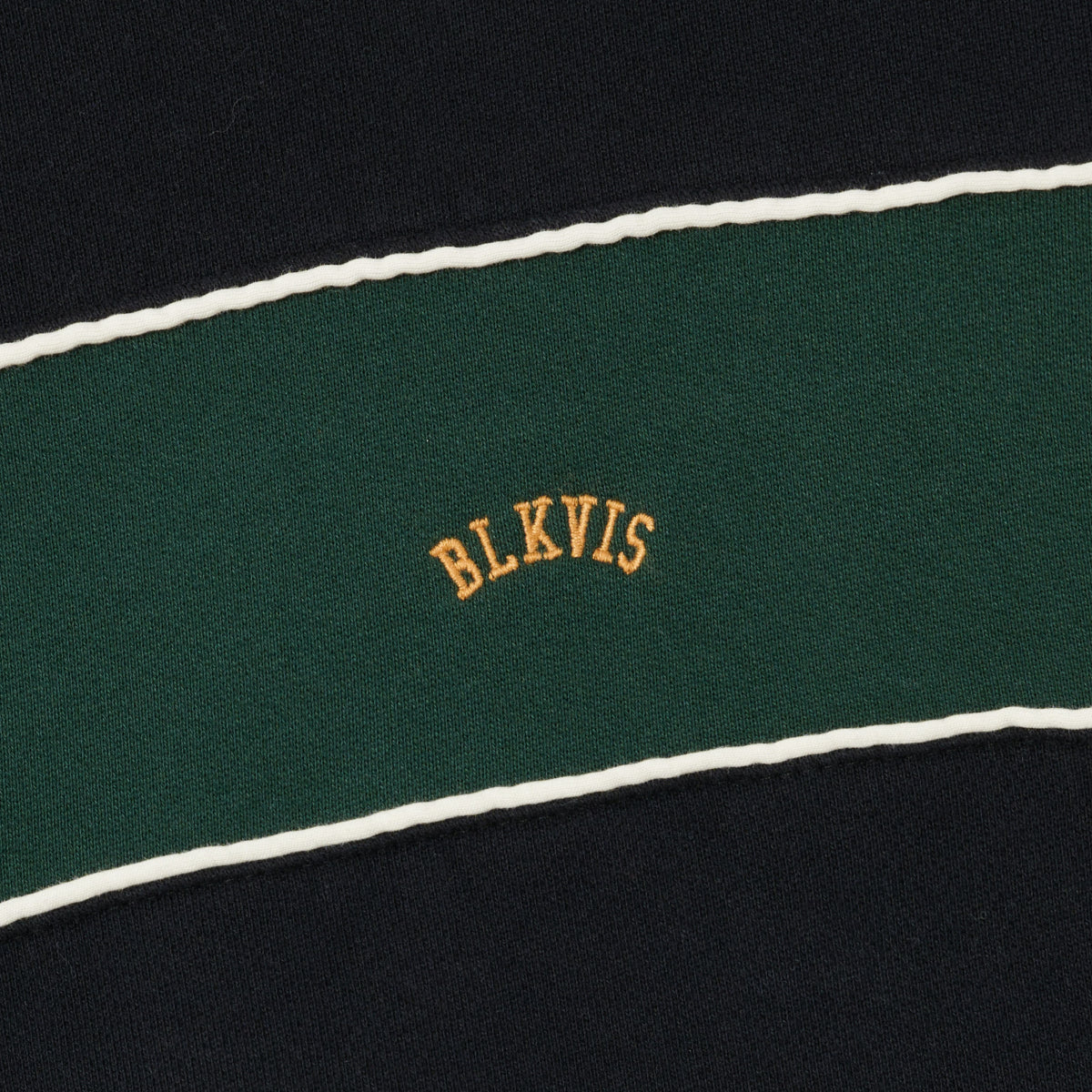 BLKVIS SCRIPT COLORBLOCK SWEATER - BLACK