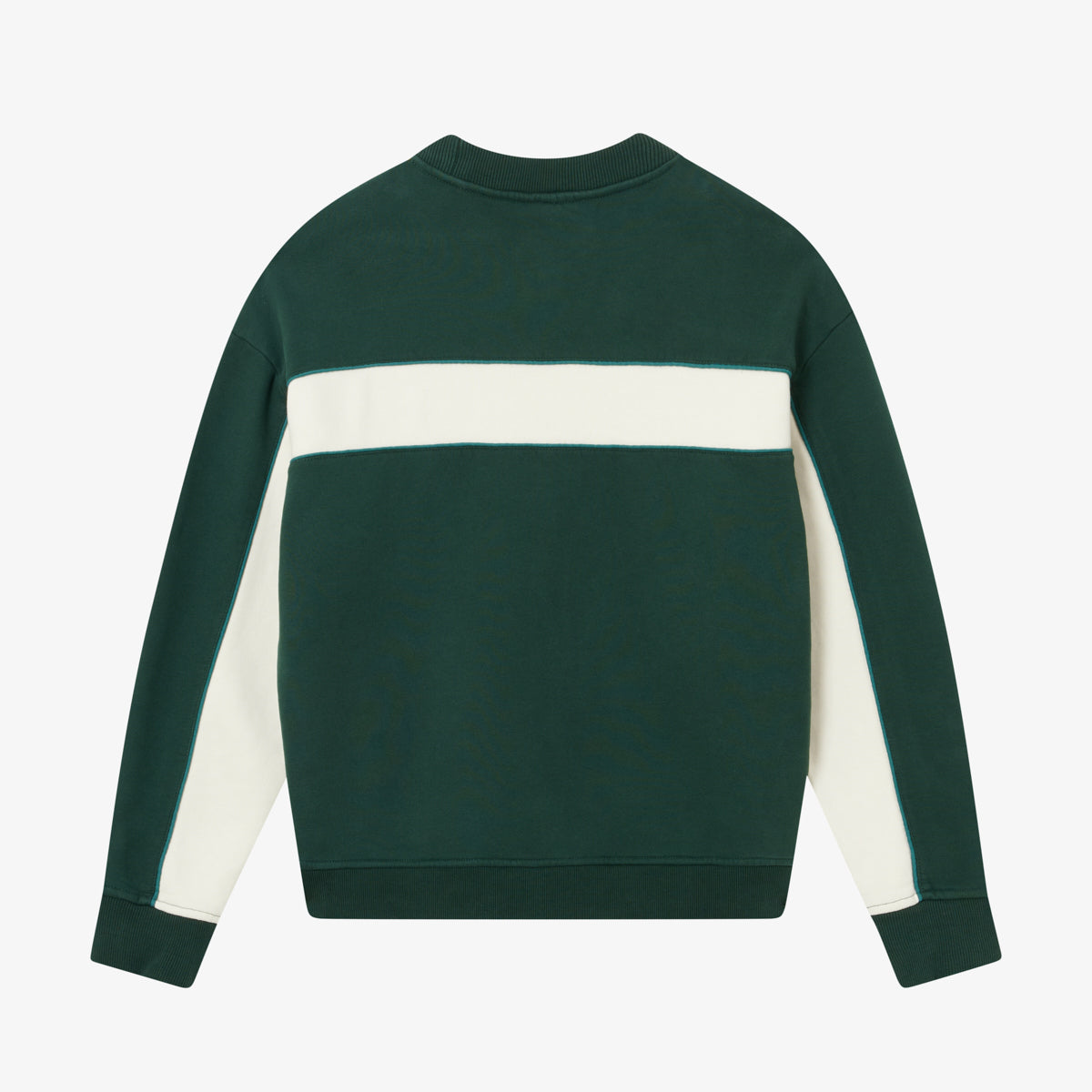 BLKVIS SCRIPT COLORBLOCK SWEATER - DARKEST SPRUCE