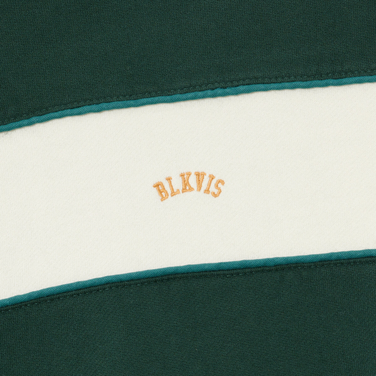 BLKVIS SCRIPT COLORBLOCK SWEATER - DARKEST SPRUCE