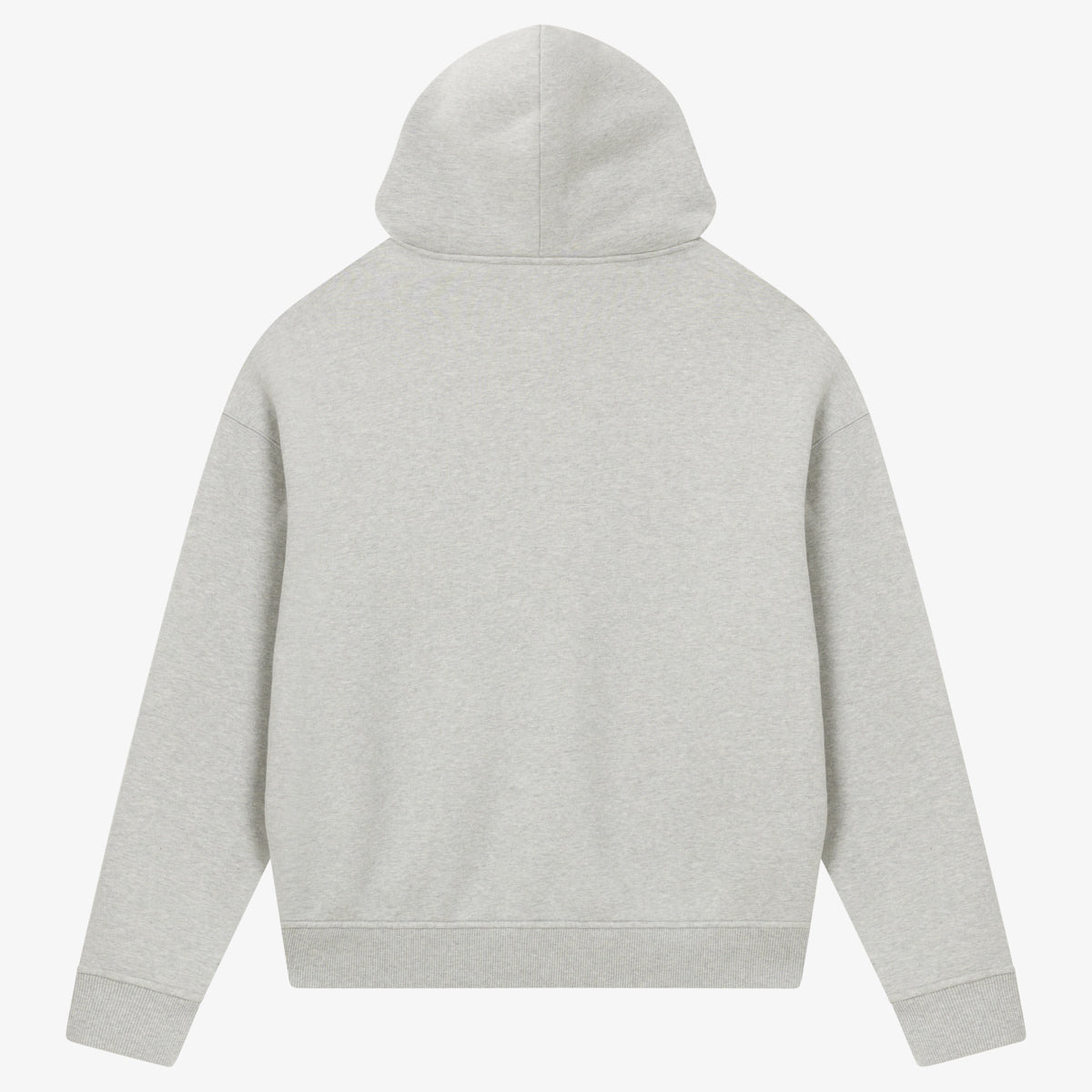 BLKVIS SCRIPT ZIP HOODY - MID GREY HEATHER