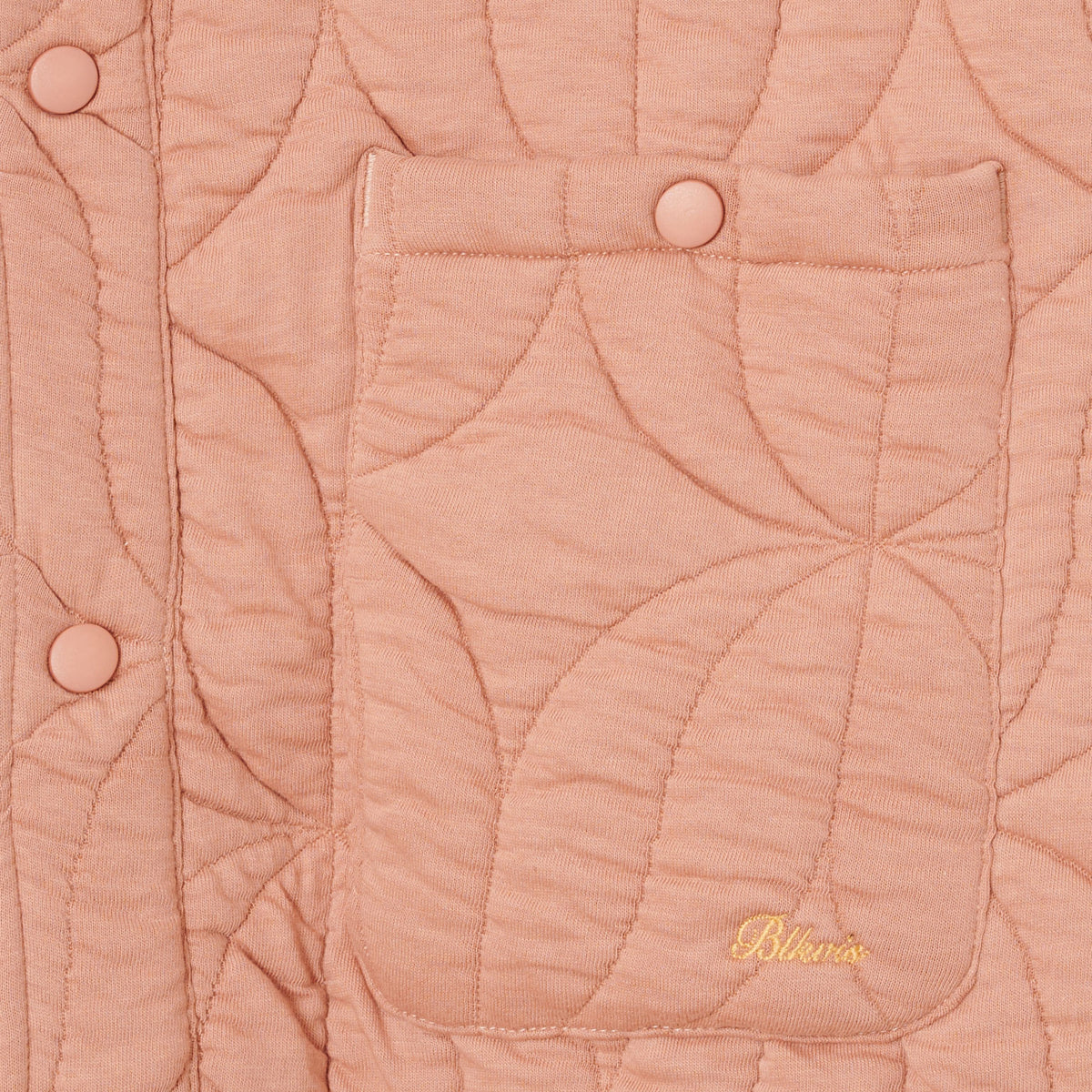 BLKVIS SCRIPT QUILTED SHIRT - CAFE AU LAIT