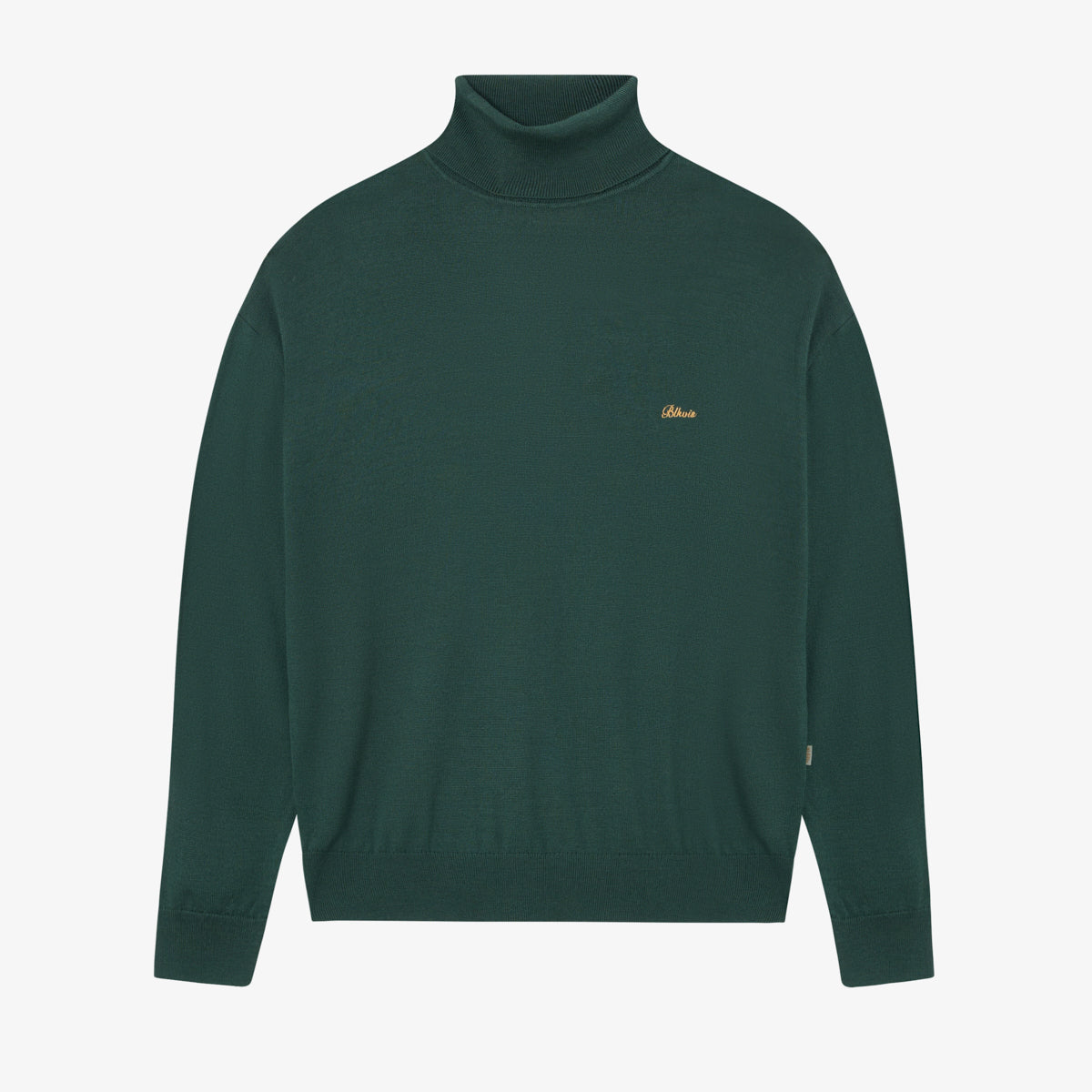 BLKVIS SCRIPT ROLLNECK SWEATER - DARKEST SPRUCE