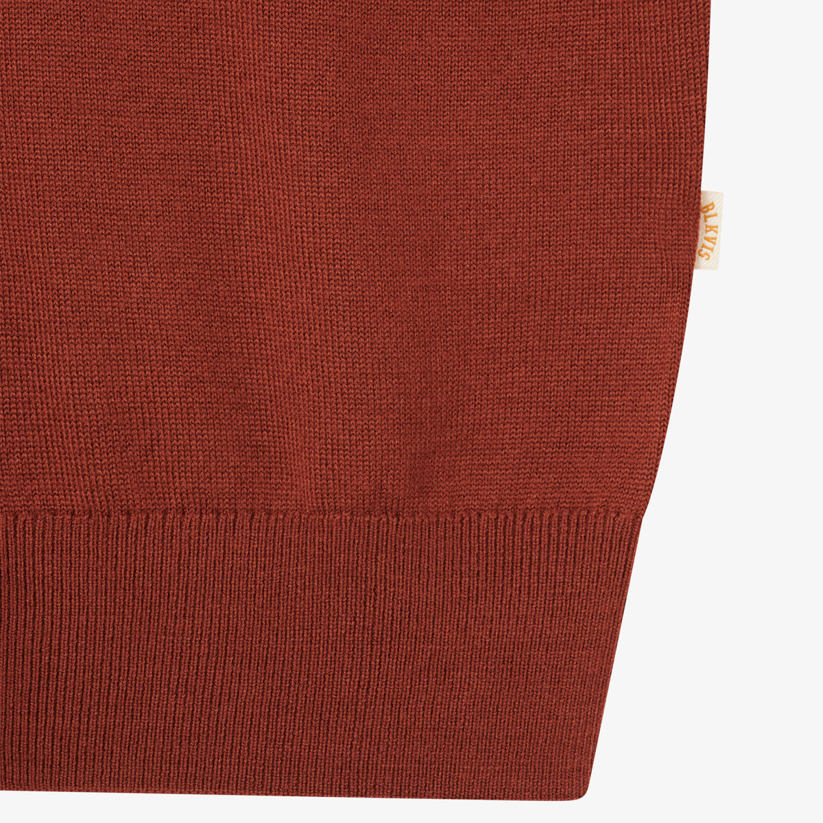 BLKVIS SCRIPT ROLLNECK SWEATER - MADDER BROWN