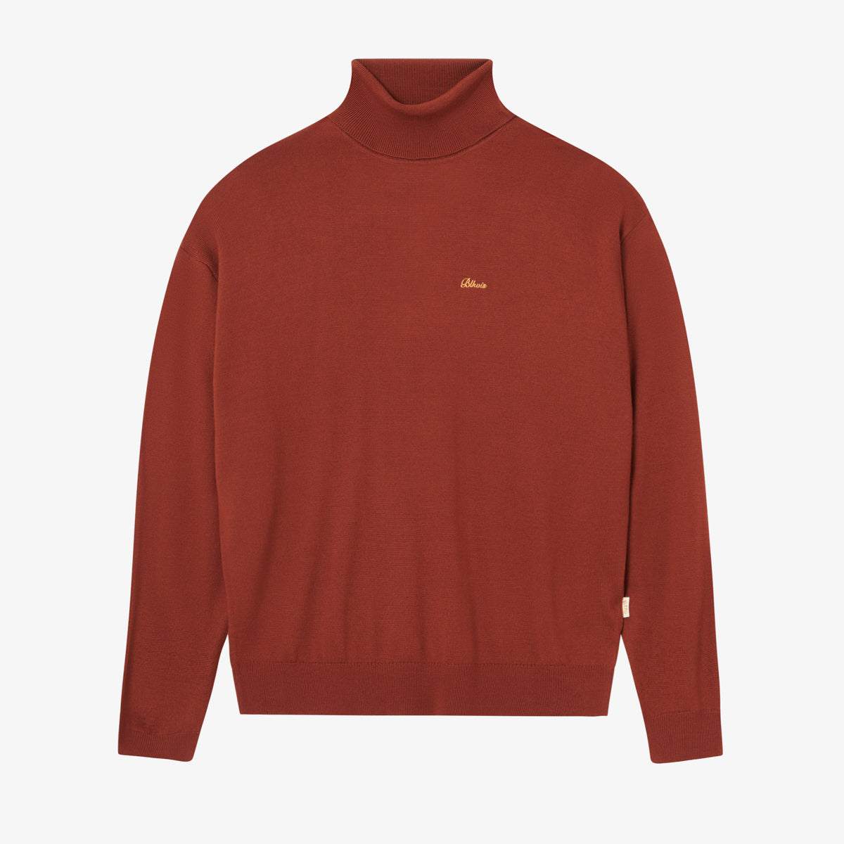 BLKVIS SCRIPT ROLLNECK SWEATER - MADDER BROWN