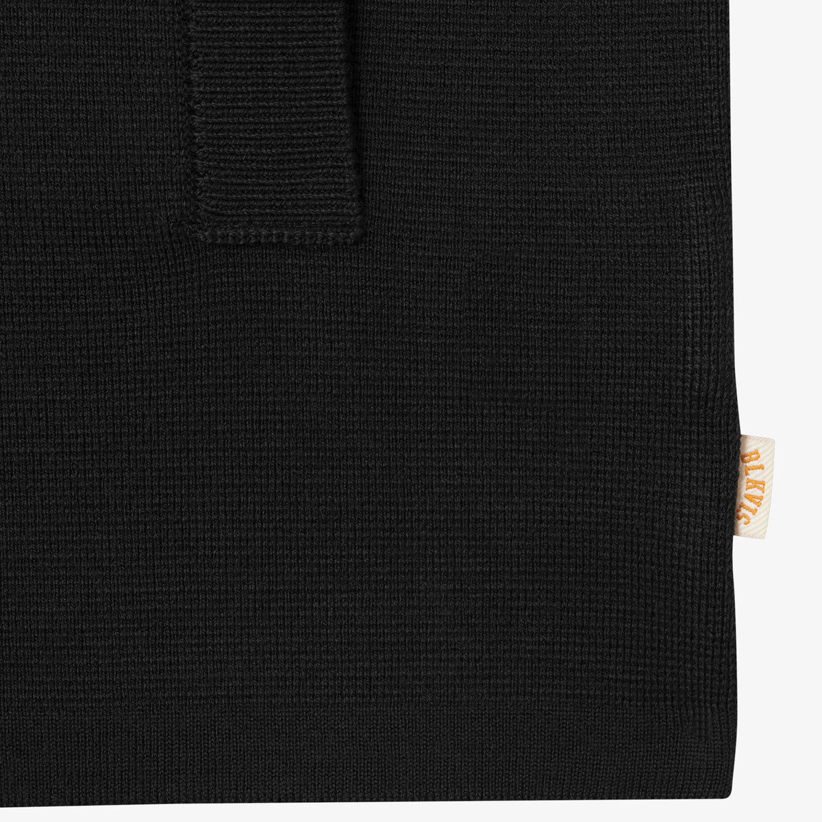 BLKVIS SCRIPT KNIT SHIRT - BLACK