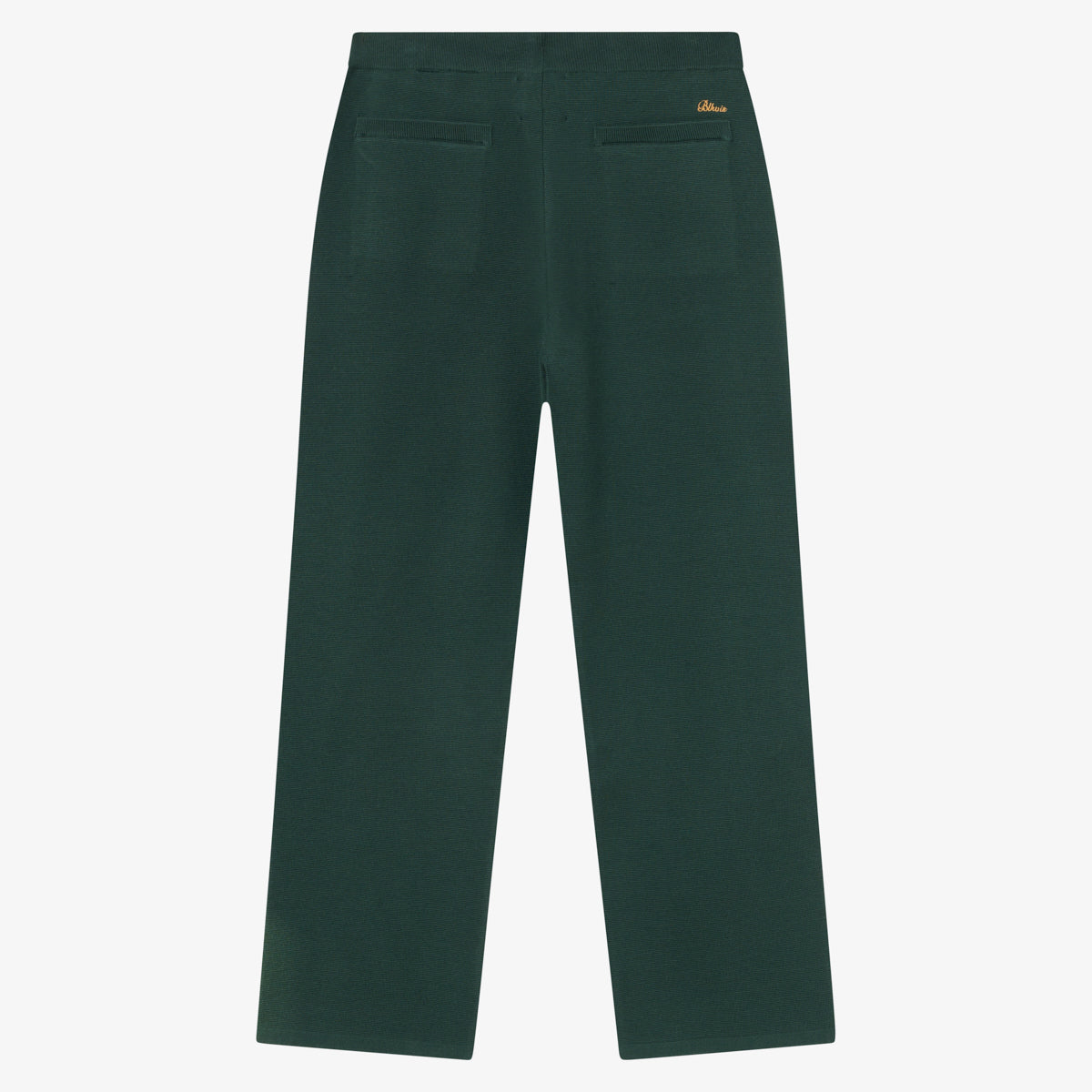 BLKVIS SCRIPT KNIT PANTS - DARKEST SPRUCE