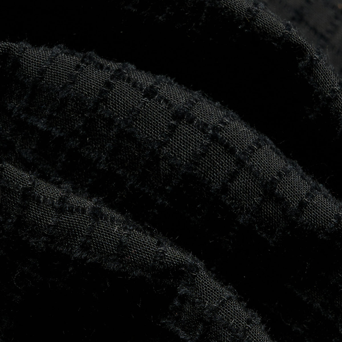 BLKVIS CHECKED CHENILLE PANTS - BLACK