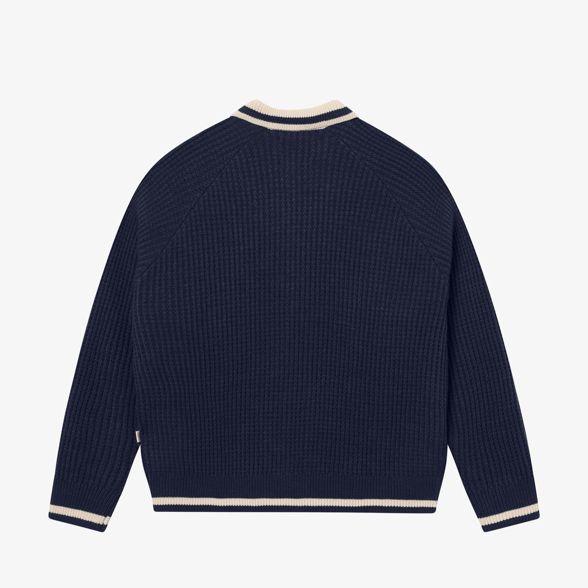 FULL ZIP CARDIGAN - PEACOAT