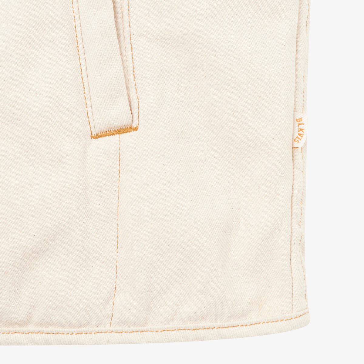 ECRU DENIM VEST - ECRU