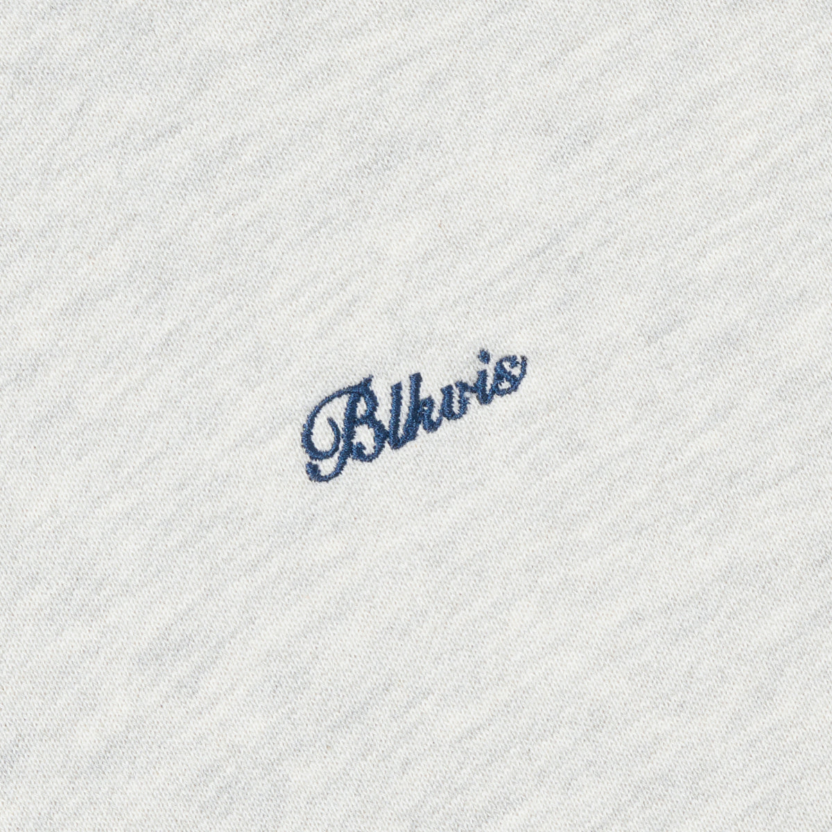 SCRIPT HOODY - ECRU GREY HEATHER