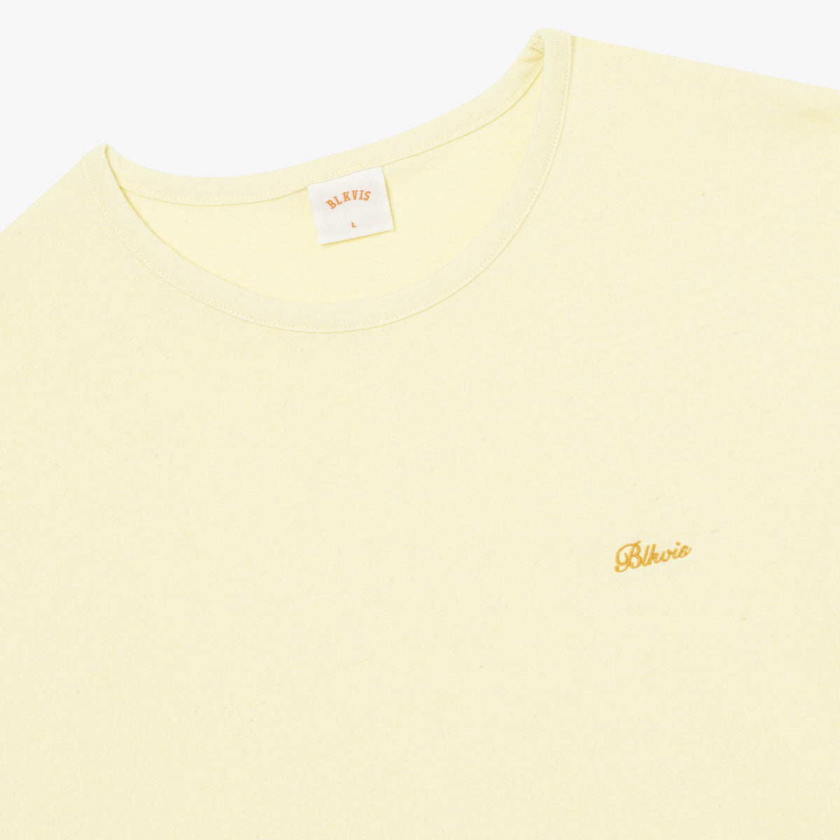 LINEN SCRIPT TEE - FLAN