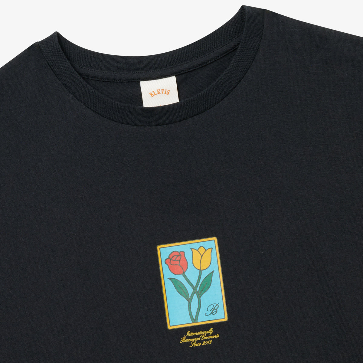 FLOWER TEE - BLACK